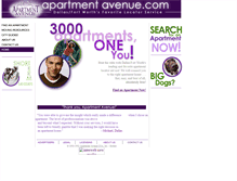 Tablet Screenshot of apartmentavenue.com